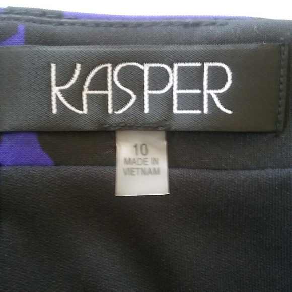 Kasper | Indigo Floral Pencil Skirt - Picture 4 of 7